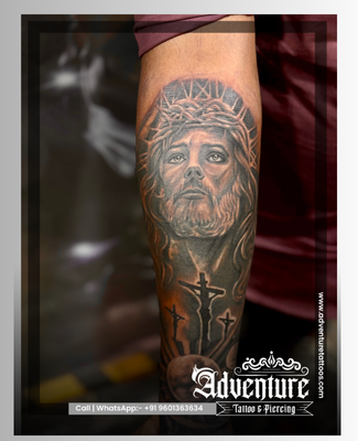 Portrait tattoo design Adventure Tattoo Ahmedabad